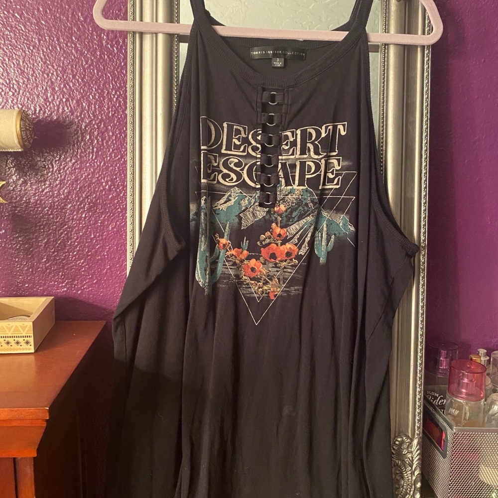 TORRID eyelet tank